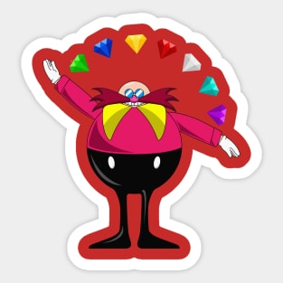 Dr Robotnik Retro Sticker